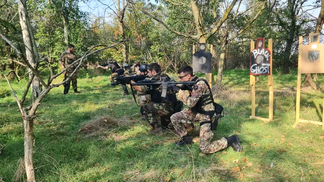 Allenamento posizioni in ginocchio